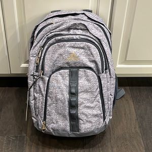 Adidas Prime 6 Backpack School Book Bag Onxy Grey Fits 16” Laptop new